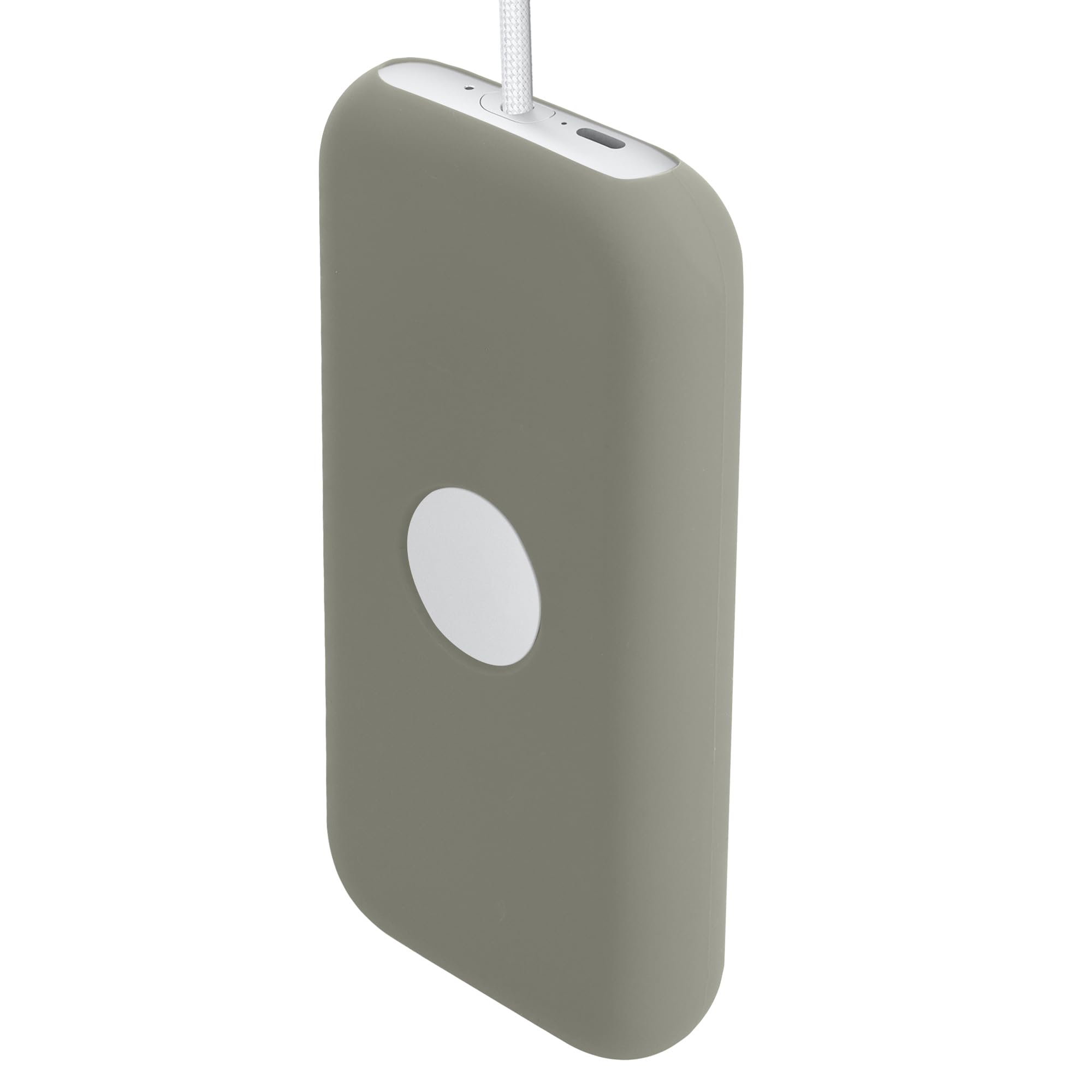 kwmobile Etui kompatybilne z Apple Vision Pro etui na baterie - silikonowy pokrowiec ochronny - szare