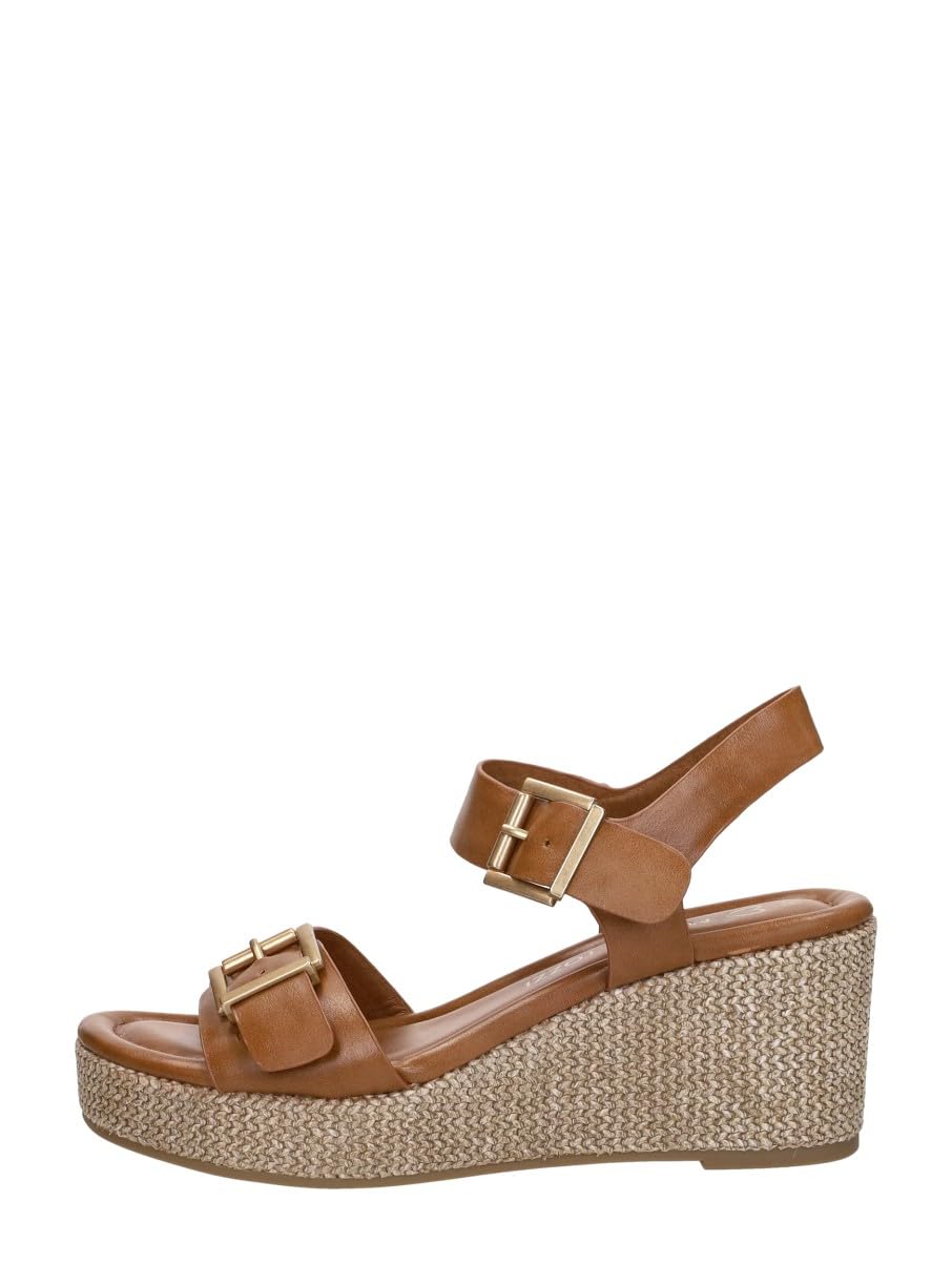 MARCO TOZZI Women's 2-28389-44 Sandals, Cognac, 8 UK