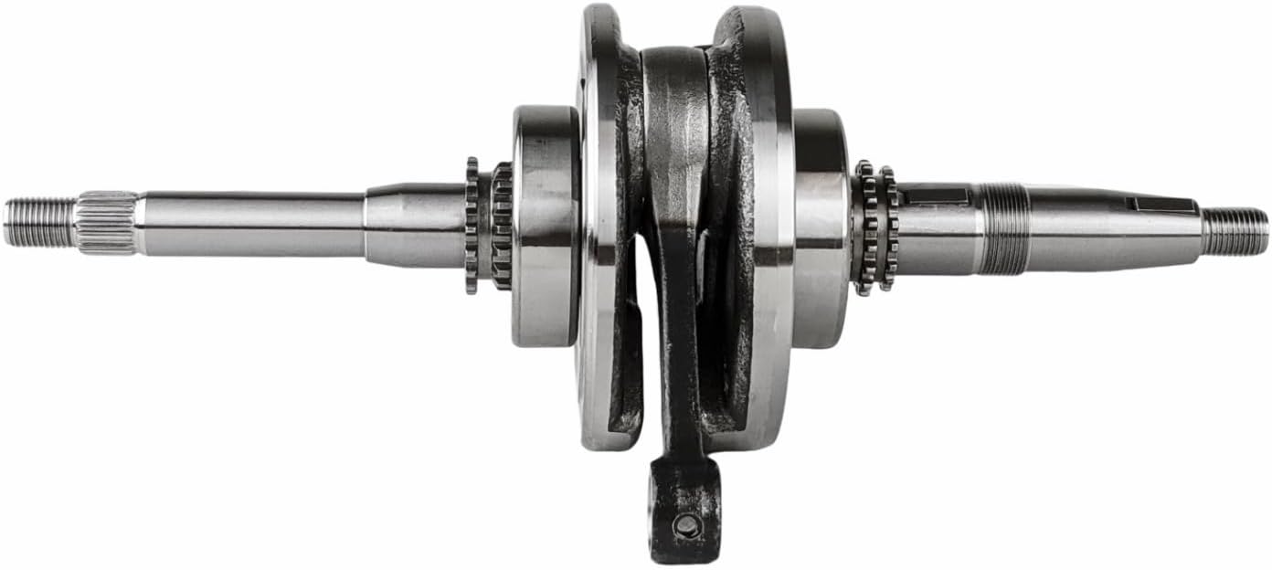 RedCap Crankshaft Assembly 17T for GY6 150cc 4-Stroke Engine Fits TaoTao Roketa Kazuma SunL Peace Coolsport Jonway Tank Baja Honda Redcat Scooter ATV Go Kart Moped 125cc-150cc with 17 Sprocket