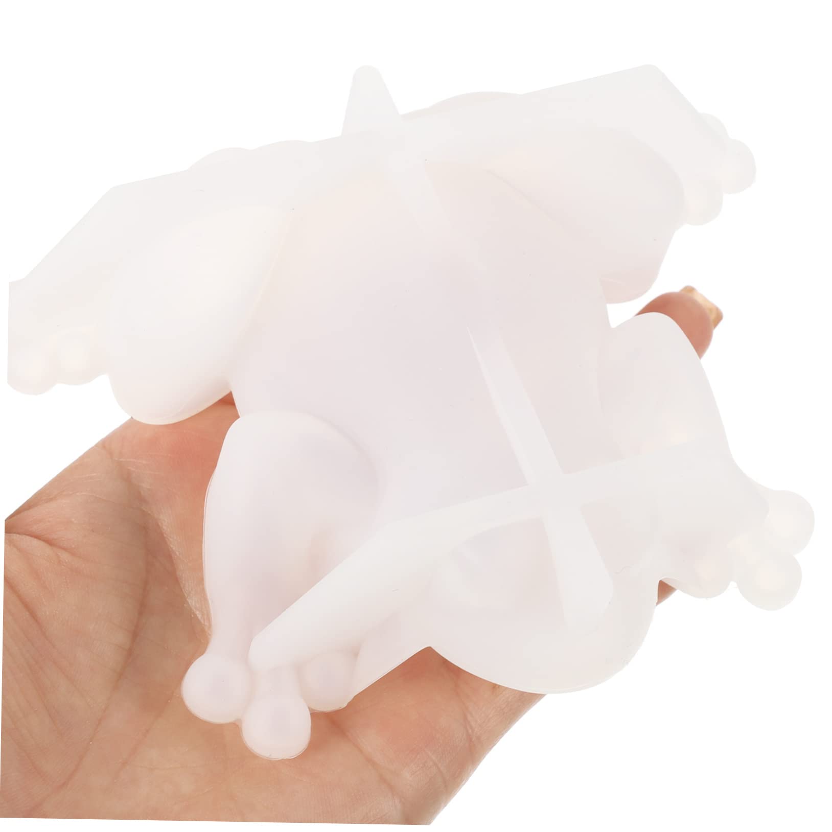 Uonlytech 3 Ensembles Moule D'ornement des Petits Animaux Réutilisable Forme Grenouille Moules Moule en Silicone Souple Moule De Bricolage Gel De Silice 4 Pièces * 3