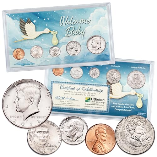 2025 Welcome New Baby United States 5-Coin Year Set Uncirculated with Holder - Vista 2