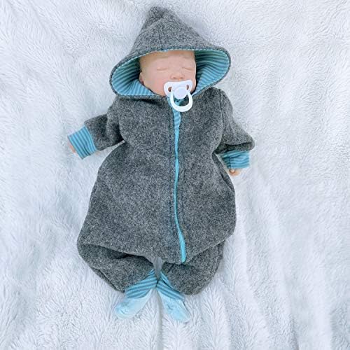 PURE PURE By Bauer Baby Und Kinder Overall Mit Kapuze Wollwalk Kaschmir Pure Pure By Bauer P51142 V51143
