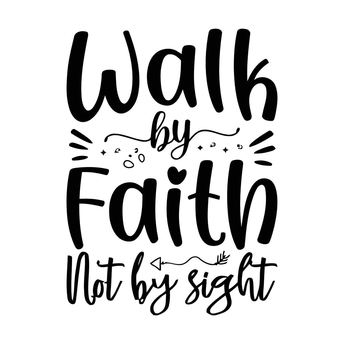 Ergou Stickerdecal-85052 Christian Religious Sayings And Proverbs Engraving Decals 38X51.6cm Glass Stickers Black