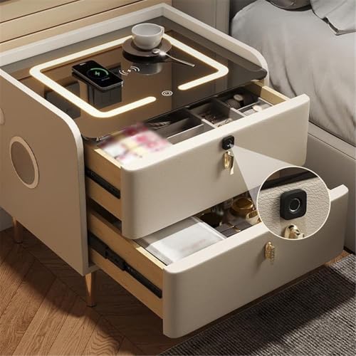 Commode table de chevet luxe moderne et meuble rangement salon chambre - 3