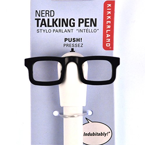 Kikkerland Nerd Talking Pen