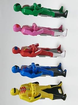 Amazon.co.jp: 秘密戦隊ゴレンジャー 5人セット フィギュア アカ