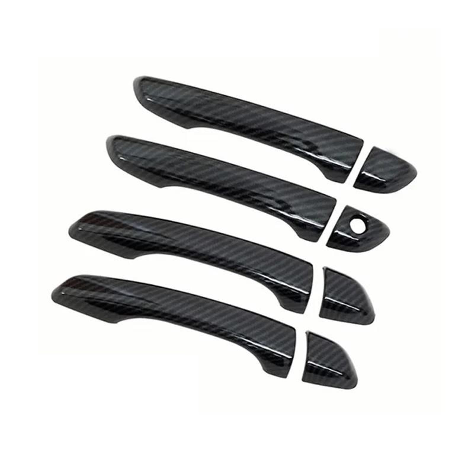 JTWMTY for Peugeot 208 P21 2019 2020 2021~2024 Car Exterior Door Handles Covers Scratch Protective Decor Accessories(Style 4)