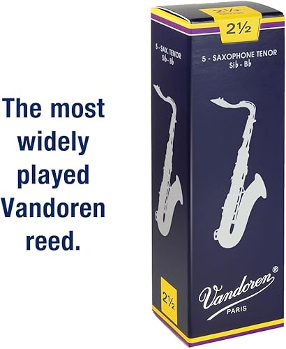 Miniatura 10 de Lengüetas SR2215 tenor para saxofón, fuerza de 1.5, 5 unidades, de la marca Vandoren