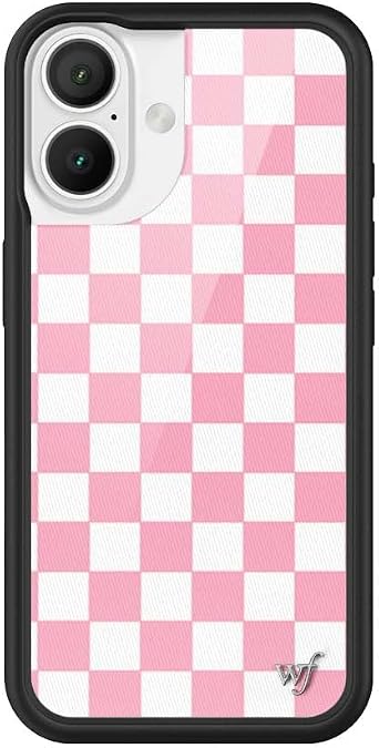 Wildflower Cases - iPhone 16 Compatible - Checkers Pink