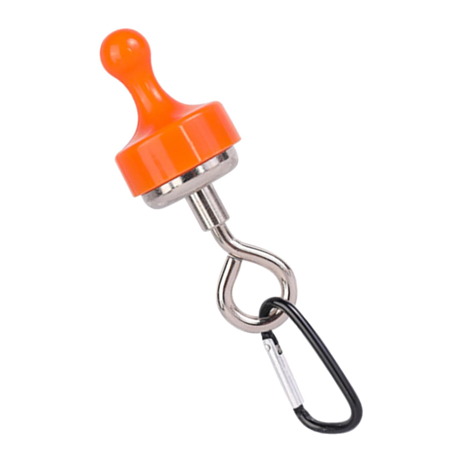 Hochleistungs-Magnethaken, Stabiler Kleiderbügel mit Karabiner | Magnetischer Kleiderbügel, für Schiffe, Wohnmobile, Reisen, Küche, Badezimmer, Grill, Türen, Kühlschränke, Deckensc
