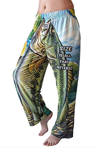 BRIEF INSANITY Fish Lounge Pajama Pants for Men | Humorous, Funny, Comfortable - Fishing Loungewear Bottoms3