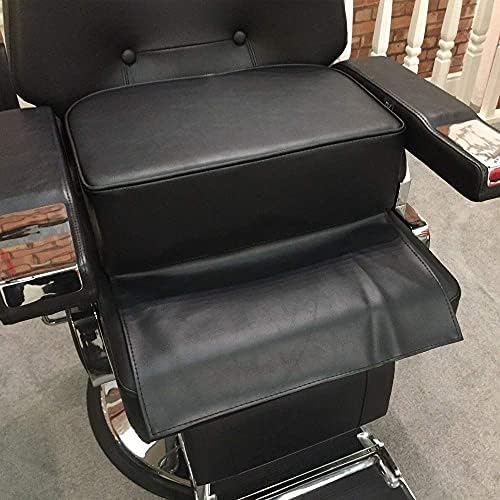 AllRight Salon Booster Seat Cushion Child Spa Equipment Styling Barber Chair Highchairs Auxiliary Heightening Cushion Thick Leather for Baby Kids Black