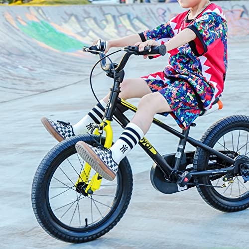 Royal Baby RB16-30KH Royalbaby Ez Kids Bike, 16 Inch Balance Pedal Convertable Bicycle, Easy Learn Balancing To Biking Boys Girls Ages 4-7 Years Beginners thumb #20