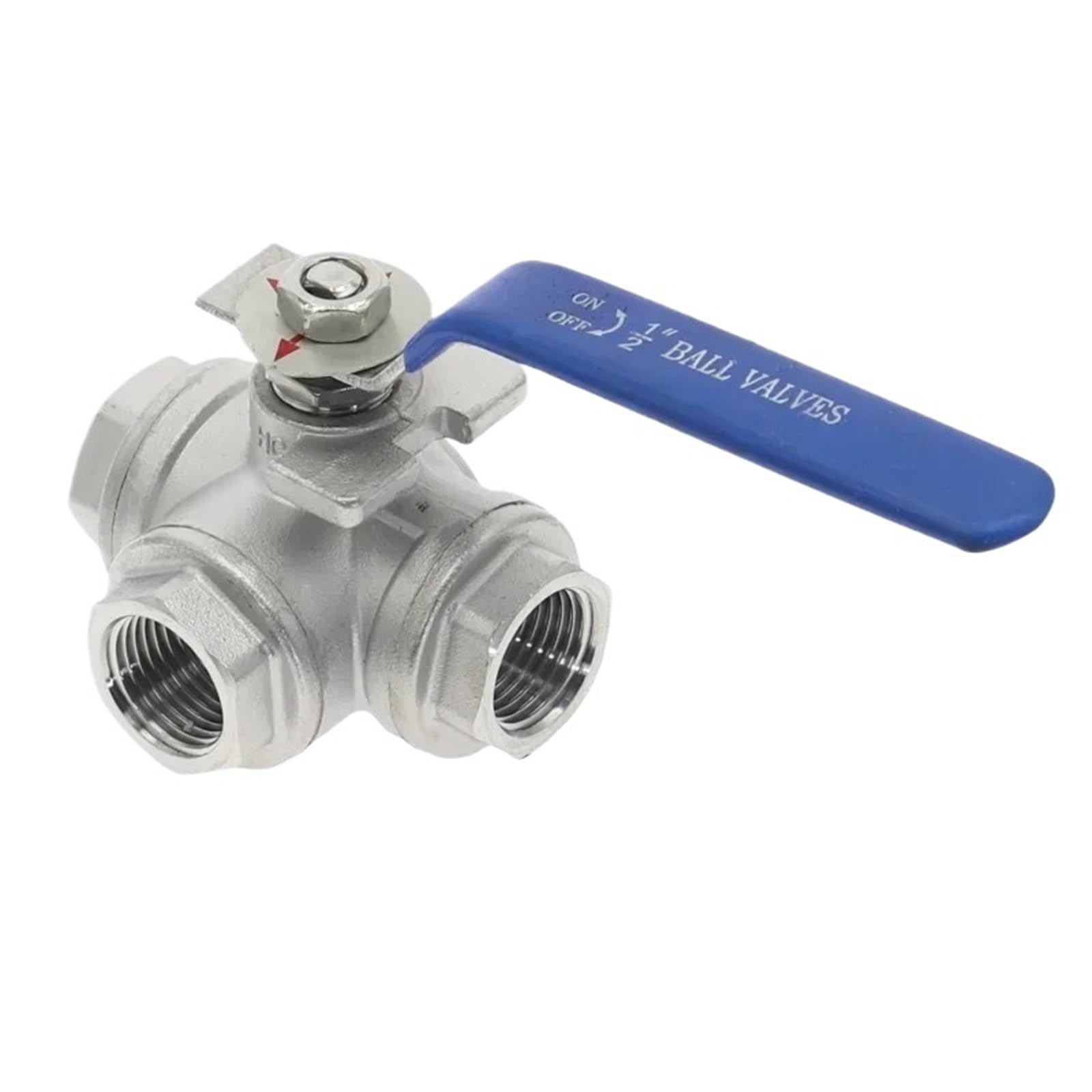 Vanne à bille à 3 voies en acier inoxydable 304 pour une durabilité hydraulique maximale