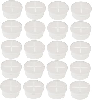 DOITOOL 20pcs Cross Rubber Stopper Camera Holster Cable Hole Cover Wire Clip Wire Hole Cover Cord Holders Wire Organizer Cell Phone Stand Phone Holder Stand Wire Clamp The Cross White Desk