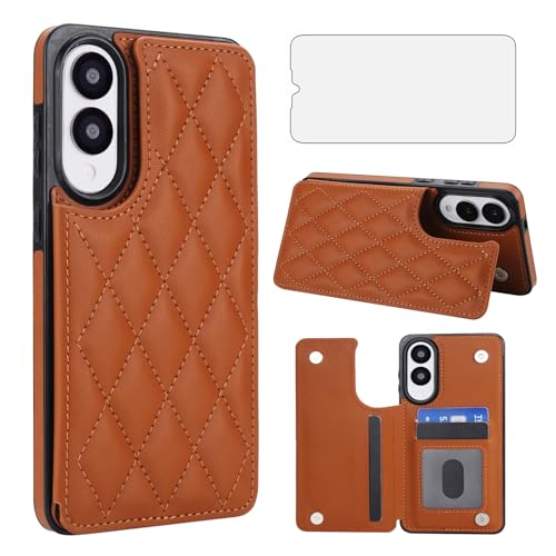 Étui Samsung S25 Edge anti-RFID coque portefeuille en verre trempé