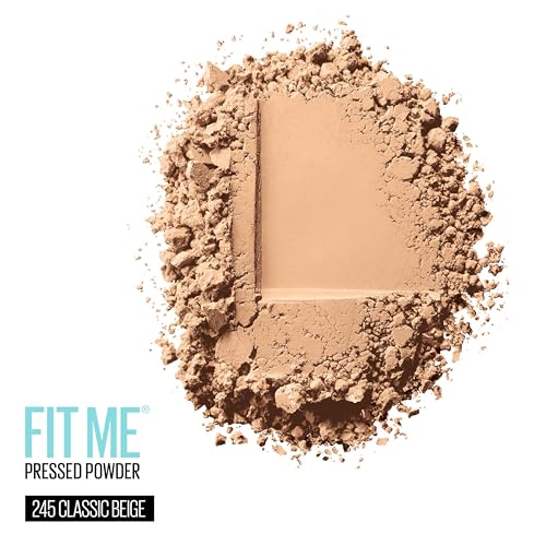 Image of Maybelline Fit Me Matte + Poreless Pressed Face Powder Makeup & Setting Powder, Classic Beige, 1 Count