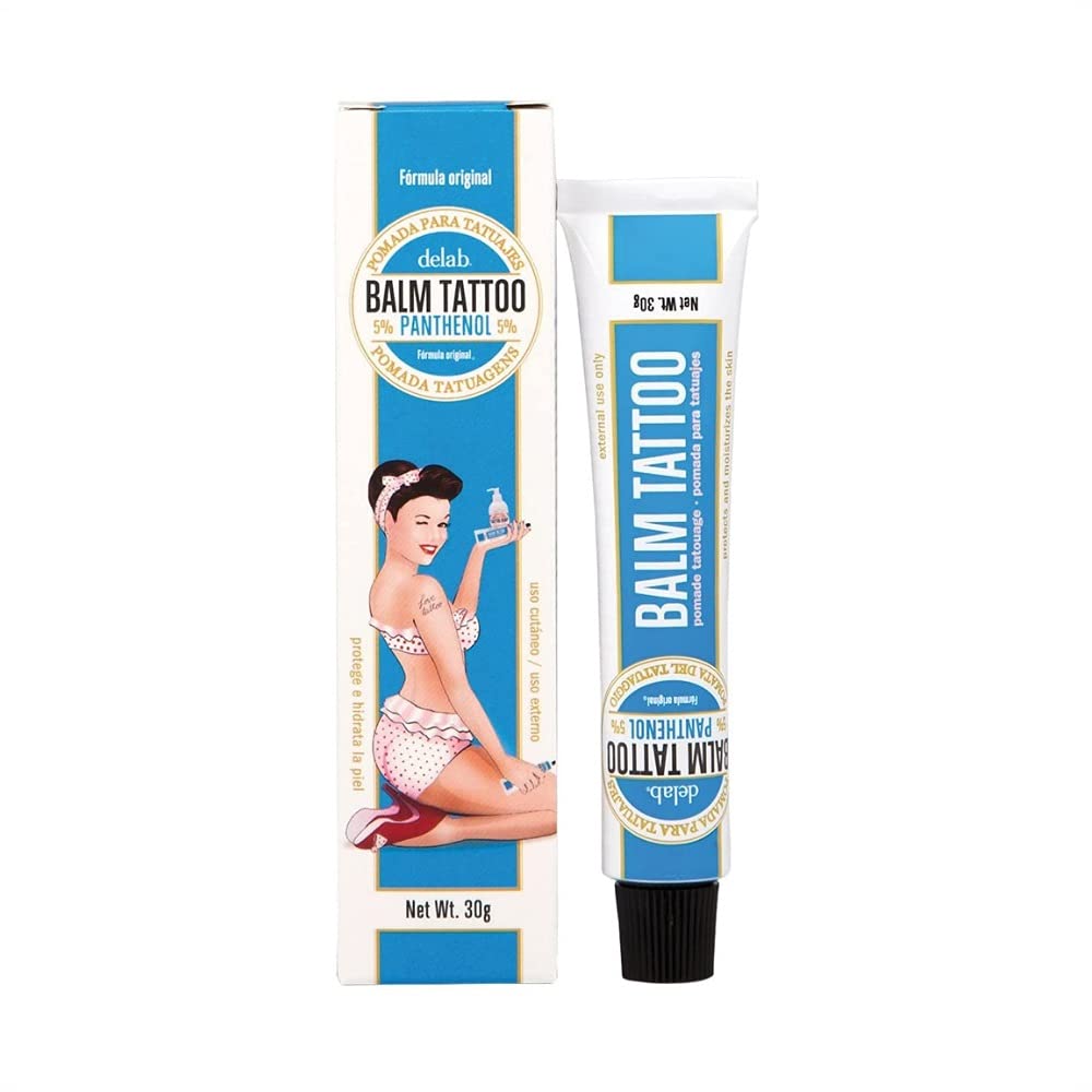 Balm Tattoo - Crema per Tatuaggi 30g & Gel Pigiante 100ml [Certificazione Amazon Sviluppata] Perfetto da Portare con Sé