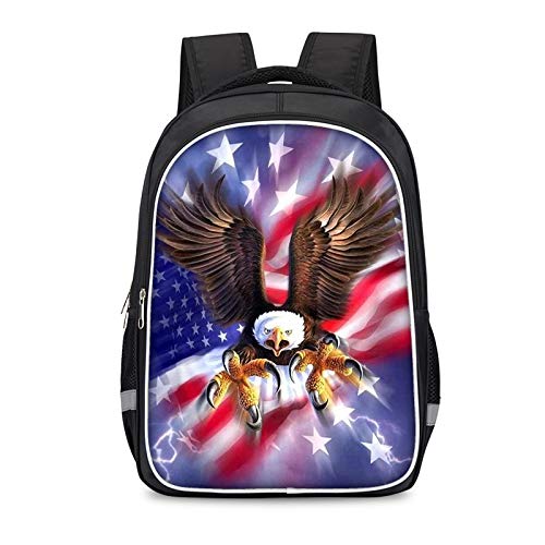 Mochila para niños 3D Águila de Moda del diseño de Escolar Impreso aligeramiento for