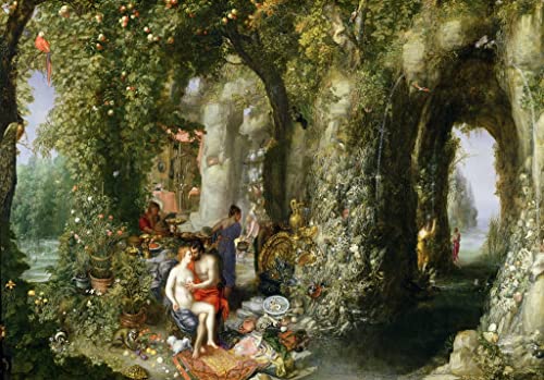 Impression d'affiches Ulysse et Calypso Jan Brueghel l'Ancien Toile 60x90cm