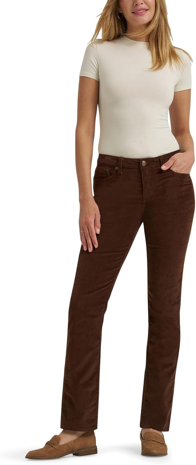 Lee Womens Legendary Mid Rise Straight Leg Jean