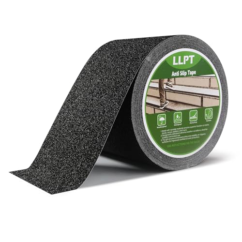 LLPT Grip Tape 4" x 36 Ft Black Heavy Duty Anti Slip Tape