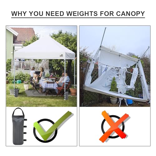 image for Eurmax USA Weight Capacity 112 LBS Extra Large Pop up Gazebo Weights S