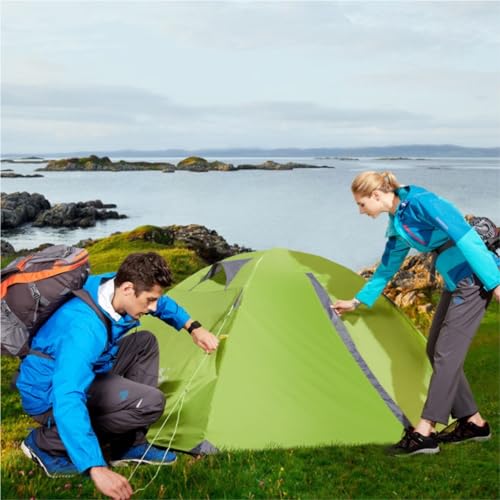 Carpa de camping doble ligera y espaciosa para exteriores miniatura 3