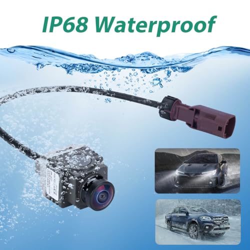 Image of A0009051103 Front View Camera for Mercedes Benz W205 W207 W166 X166 W212 W218 W156, 360 Surround Camera Replaces A0009051503 by GreenYi