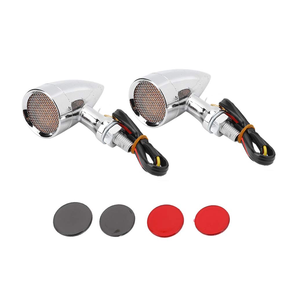 2 Frecce Per Moto Qiilu A LED 12V Universali, Colore Bianco, Con Lenti Intercambiabili - 4