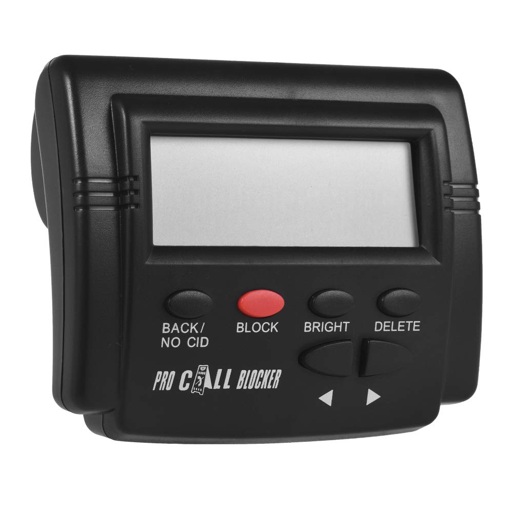 CT-CID803 Caller ID Box Call Blocker Detenga las llamadas molestas Dispositivos Pantalla LCD de llamada con 1500 números de capacidad stoping Todas las llamadas frías para teléfonos fijos