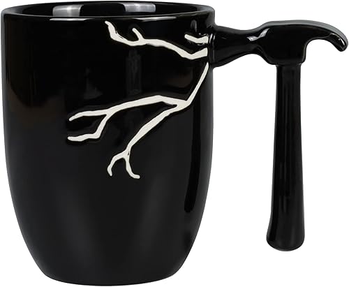 Vista 30 de Taza de café de béisbol, regalo de Navidad novedoso para hombres, mujeres, todos los amantes del deporte, 14 onzas, color blanco