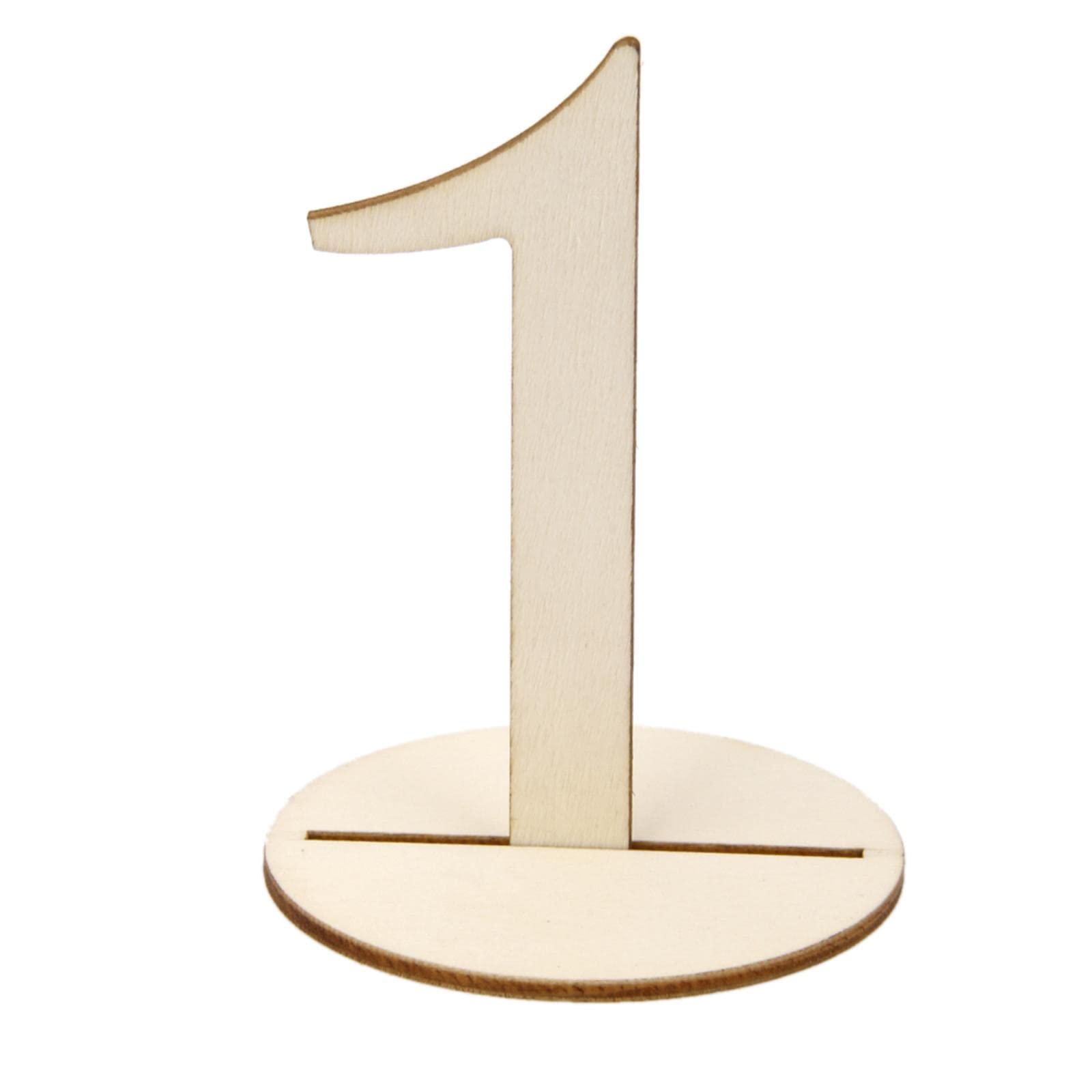 MILAAN MDF Wooden 10cm Table Numbers 1-10 Base Set Wedding Birthday Party French (56000299MLN)-picture-31