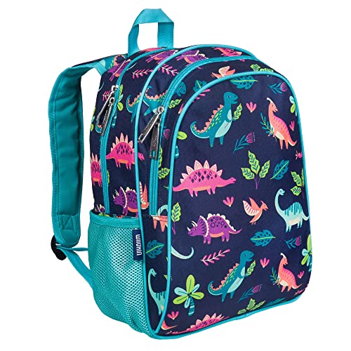 Wildkin 15 Inch Kids Backpack Bundle with Lunch Box Bag (Darling Dinosaurs)3