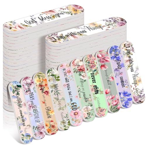 50 Pack Christian Nail Files Gifts for Women, Party Favors