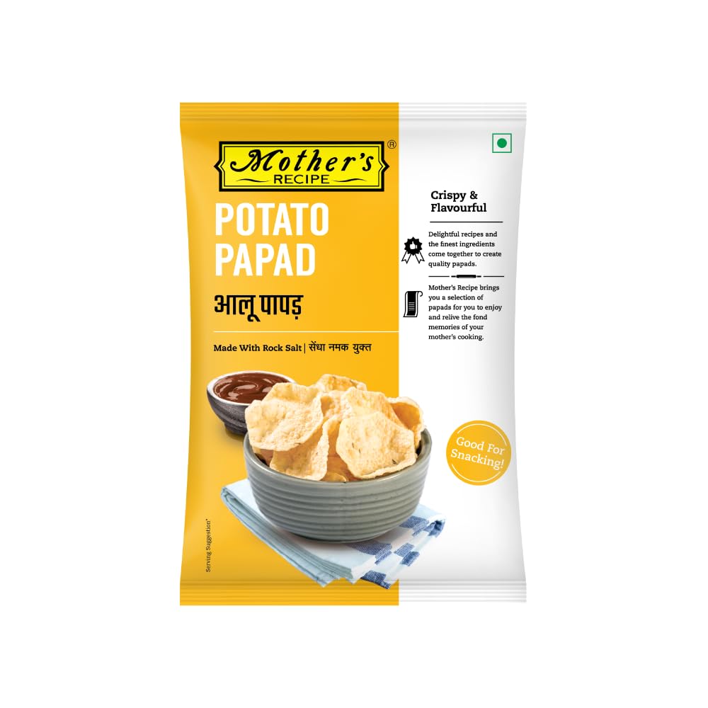 Mother's RECIPE Potato Chip Papad Pouch, 70 Gm - Potato