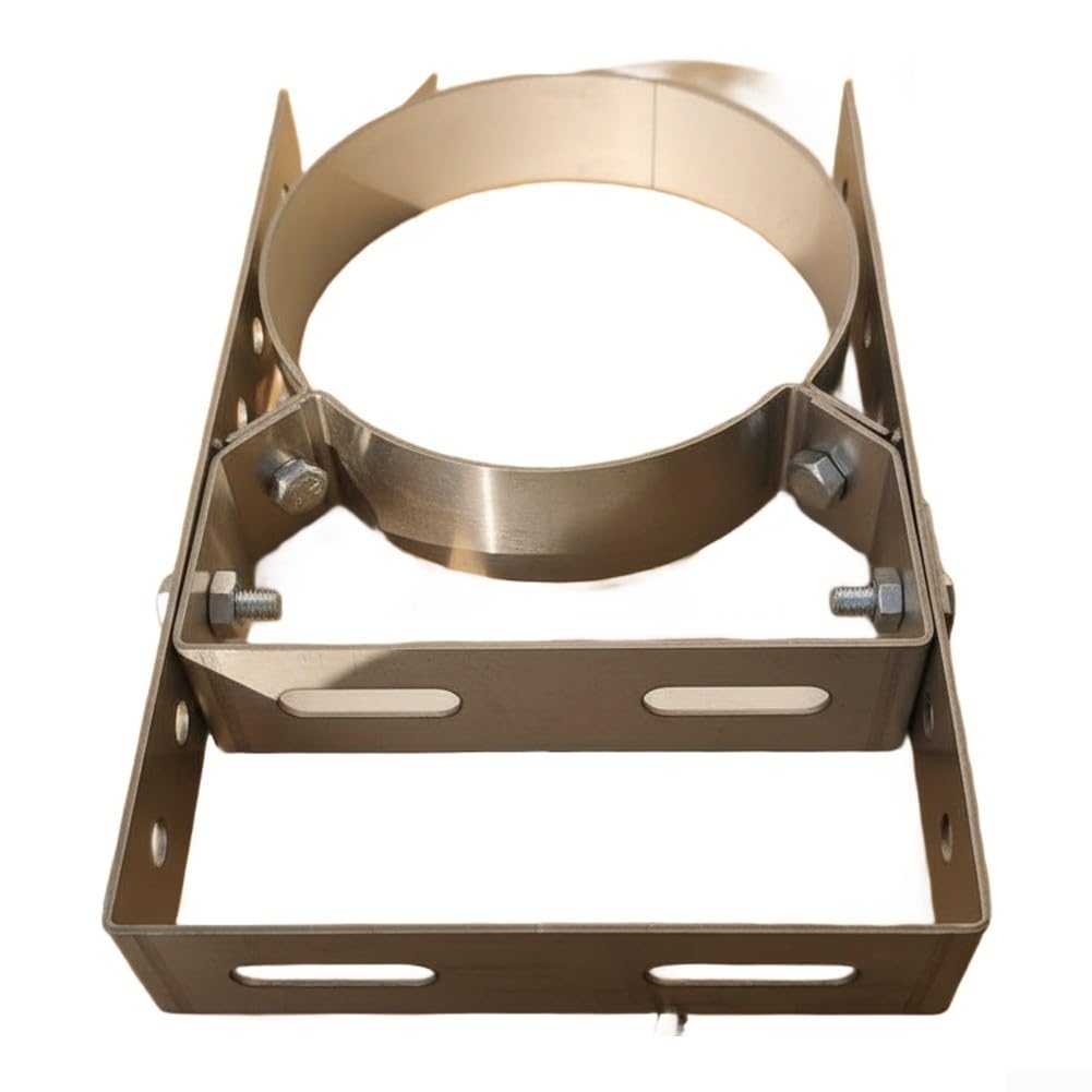 Supporto regolabile per canna fumaria in acciaio inox, per staffa di supporto per canna fumaria da 150 mm, 15,2 cm (200 corti)