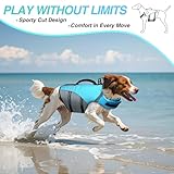 Vivaglory Neuartige Sport Style Ripstop Haustier Hunde-Schwimmweste mit überlegenem Auftrieb und Rettungsgriff - 2