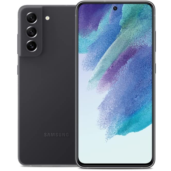 Samsung Galaxy S21 FE G9900 5G 256GB 8GB RAM Factory Unlocked (GSM Only | No CDMA - not Compatible with Verizon/Sprint) International Version | Bundle w/Wireless Charger – Graphite