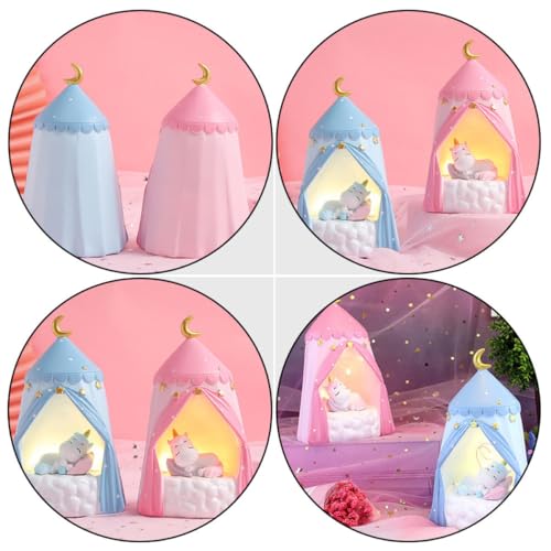 Lámpara de Mesa Unicornio Decorativa con Luz Cálida miniatura 4