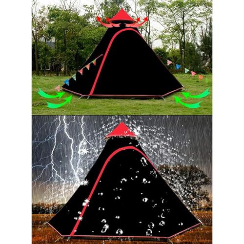 Carpa tipo domo para camping 5-8 personas impermeable miniatura 3