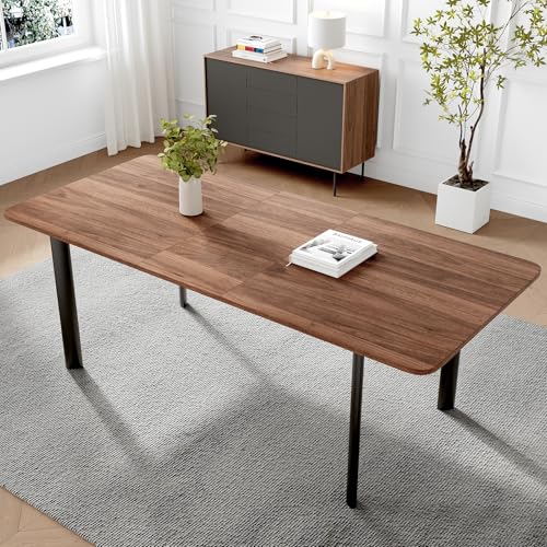 Table à Manger avec 4 à 8 chaises, Table Extensible élégante et Moderne en Panneaux MDF pour Le Salon 160 à 200 cm