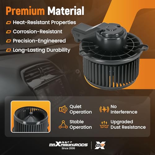 Image of maXpeedingrods AC Heater Blower Motor with Fan 700349 Fits for Mitsubishi Outlander 2014-2019 Outlander Phev /Eclipse Cross /Outlander Sport 2018-2019# BM10052C 7802A326 PM4988 MI3126108