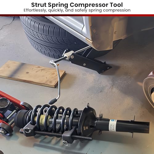 ATPEAM Profi Auto Federspanner Set 2tlg, Kfz Feder Spanner Werkzeug für Auto, Motorrad, 13/16 Zoll Stecknuss 1/2 Zoll Antrieb