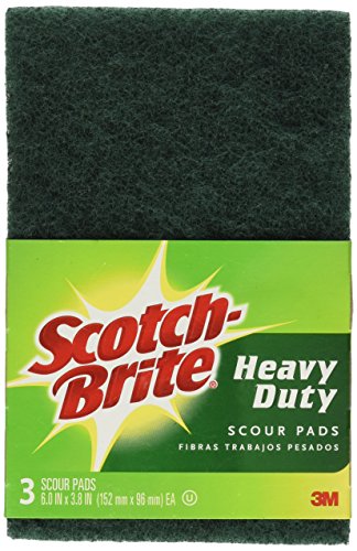 3M Scotch-Brite 223 Heavy Duty Scour Pad, 6