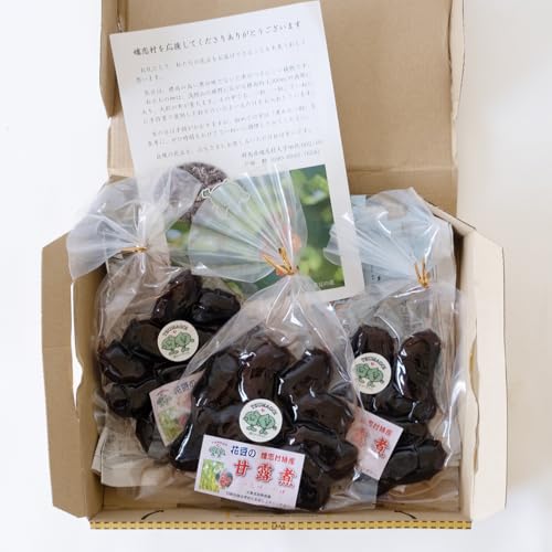 嬬恋村 浅間高原特産[ 大粒 ]花豆 甘露煮 3袋 花まめ 花豆 群馬 国産 黒豆 煮豆 おせち 和菓子 スイーツ お菓子 お取り寄せ [AI003tu]