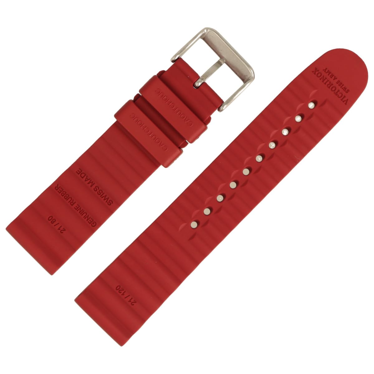 Victorinox Uhrenarmband 21mm Kunststoff Rot - 005164