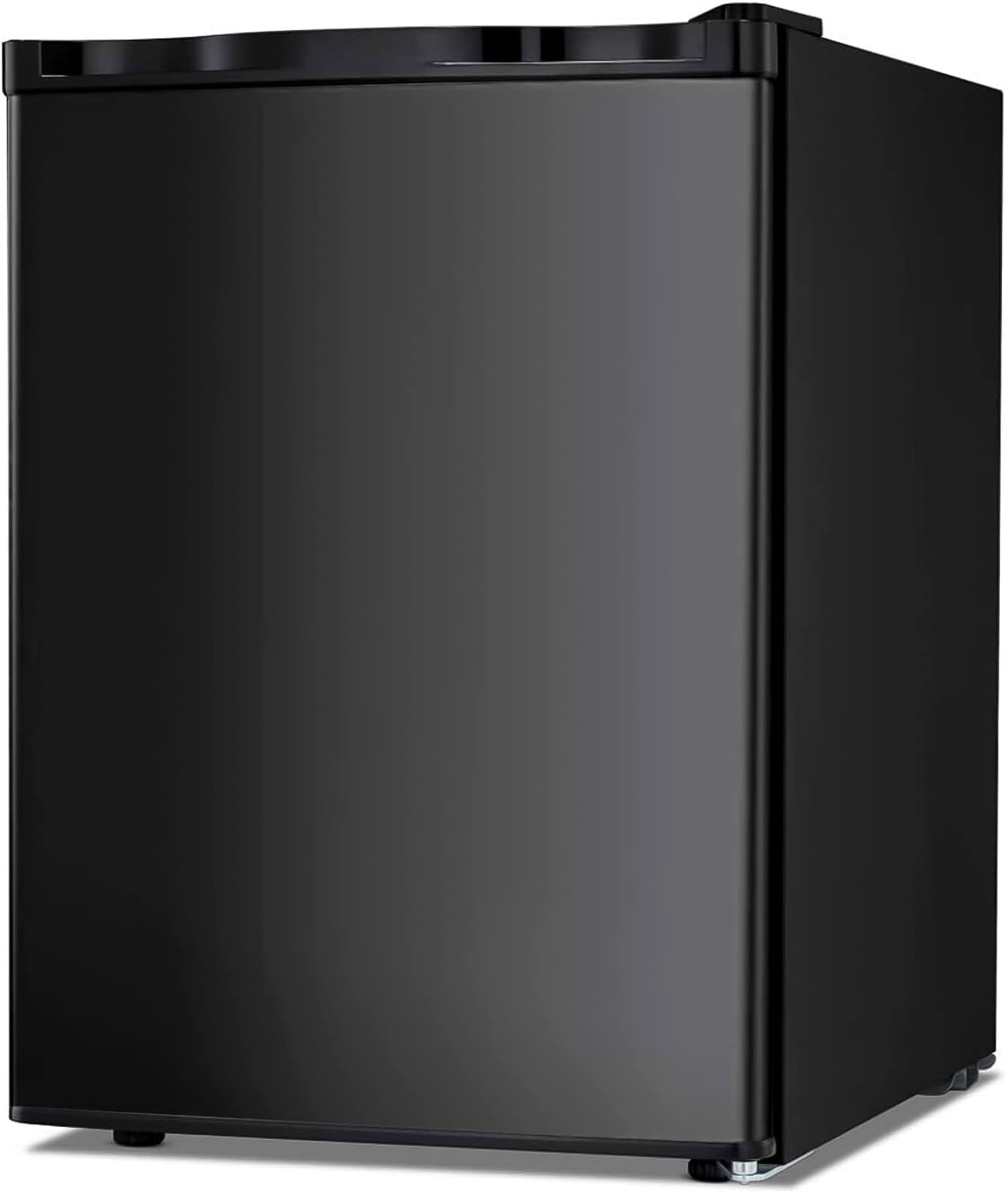 Kismile Upright Freezer,2.1 Cu.ft Mini Freezer with Reversible Single Door,Removable Shelves,Small Freezer with Adjustable Thermostat for Home/Kitchen/Office (Balck)