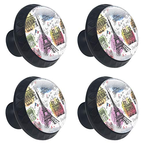 Boutons de meuble Tour Eiffel pour décorer une commode rétro de chambre - 2