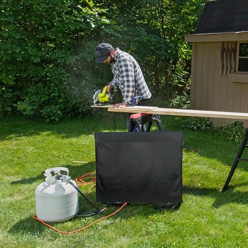 Jorohiker Generator Covers While Running,Outdoor Generator Tent Running Cover,Waterproof Portable Generator Enclosure, 32 "Lx24" Wx24 "H Generator Shelter Tent for Most 5000-10000w Framed Generators